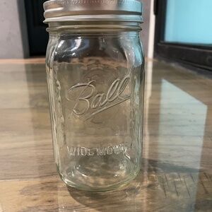 Like New "Ball" Large Canning Jar with Lid